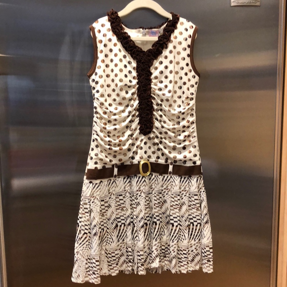 Girls Blue Curl Dress